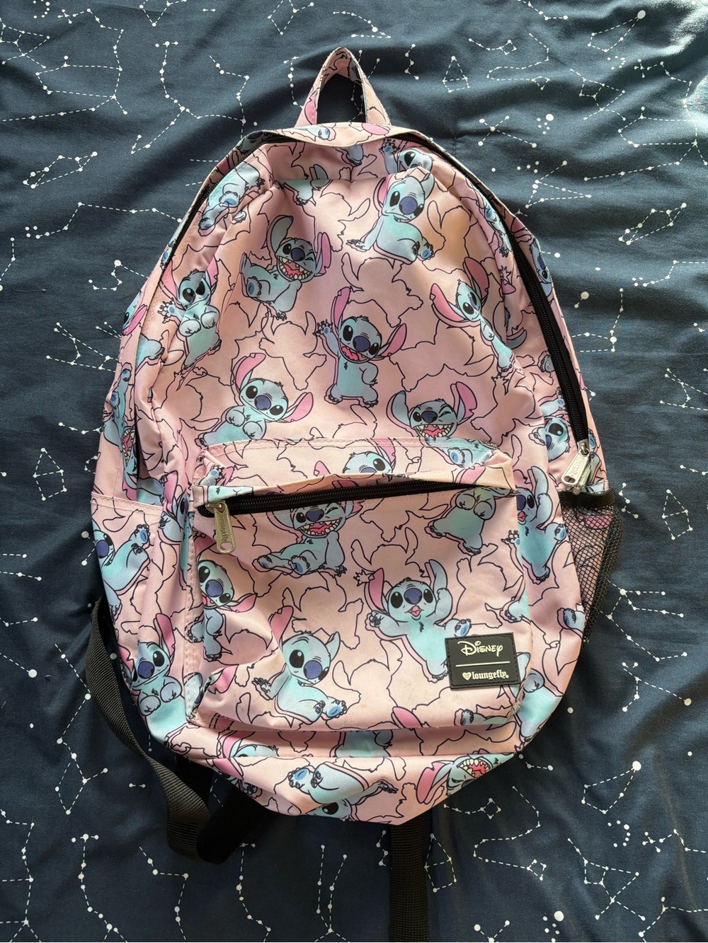 NEW LISTING ✨ Pink Stitch Loungefly Full Size Backpack